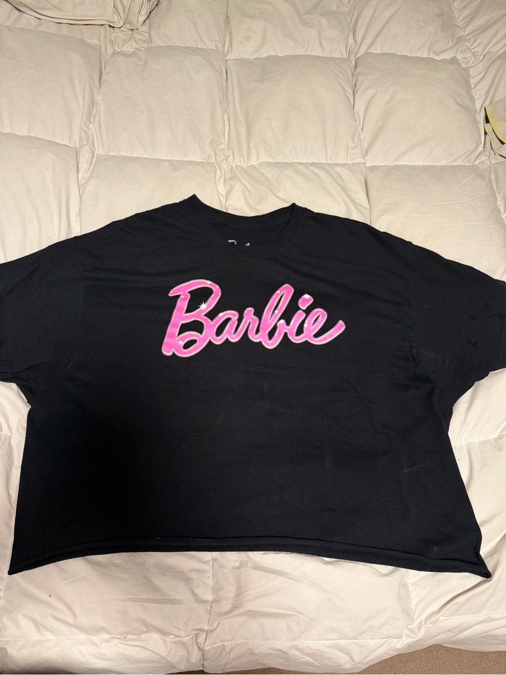 Barbie hot topic crop top size Xl